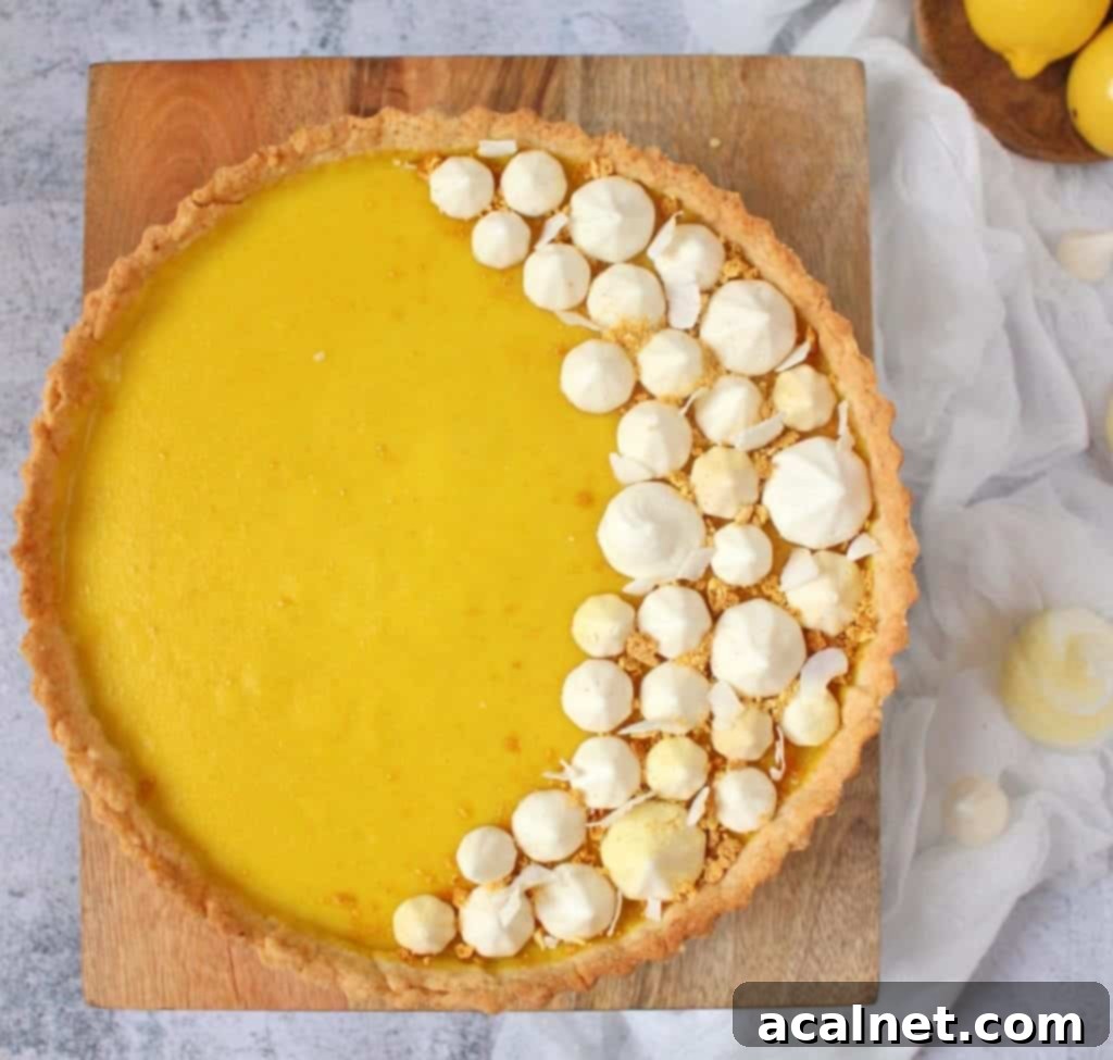 Eggless, Dairy Free Vegan Lemon Tart