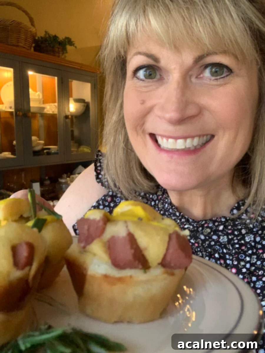 Zesty Jalapeño-Lime Pico de Gallo 3 Melinda enjoying corndogs, a testament to simple, delicious food.
