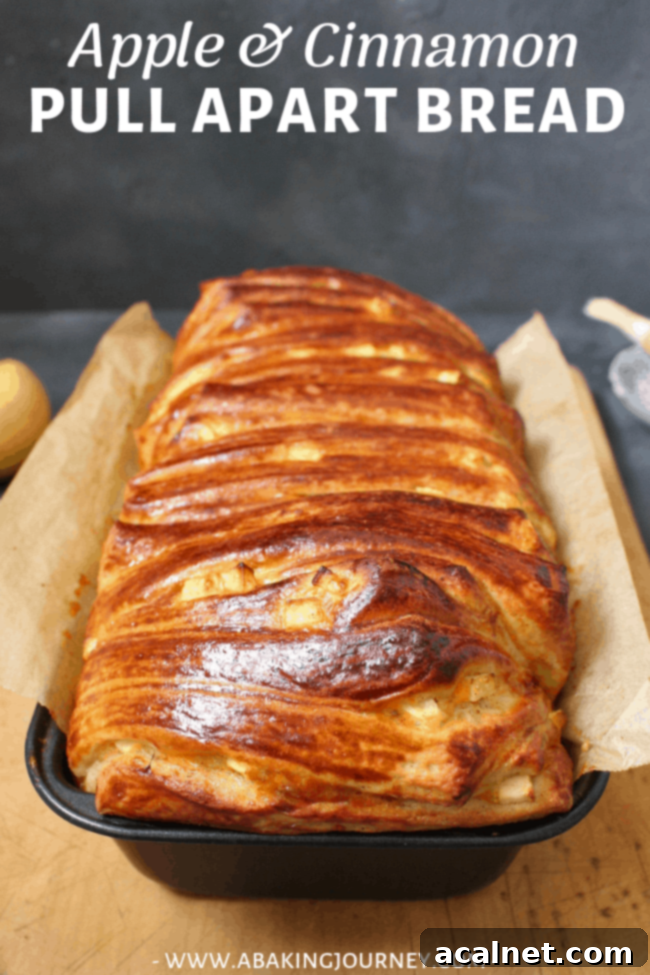 Finished Apple Cinnamon Pull Apart Bread