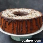 Chocolate Chiffon Cake with Coffee Chocolate Ganache - a truly fluffy and delicate dessert.