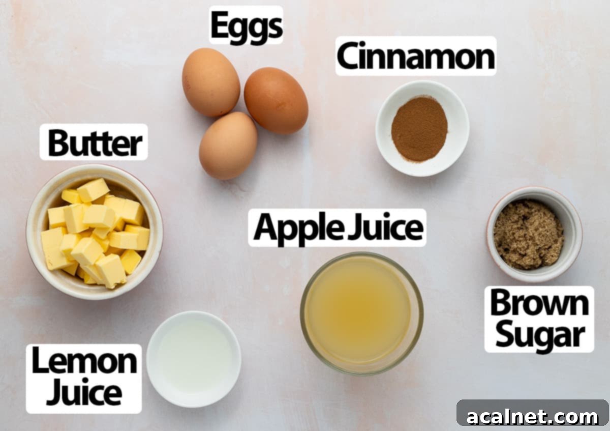 Ingredients on a light orange surface.