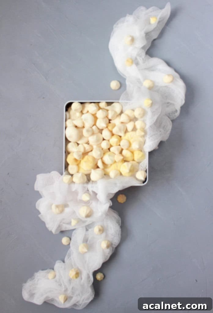 Beautifully textured Egg-Free Meringues Cookies piped into various shapes