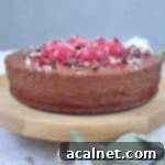 Close up on the cake over a wooden cake stand