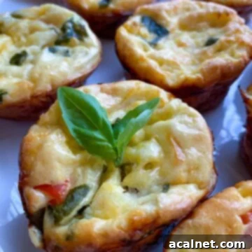 Egg bites on a large plate.