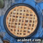 Orchard Fresh Pear Pie 6 Pear Pie Flat lay