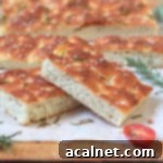 Effortless Rosemary Focaccia Perfection 7 Close-up on the bread