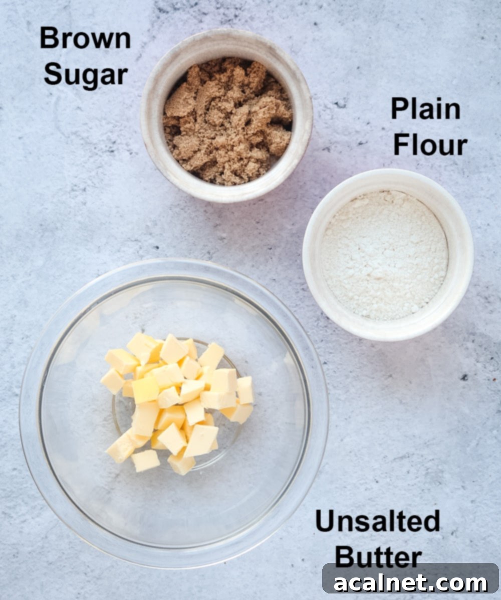 Ingredients for the Craquelin