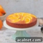 Cake on a white and green cake stand