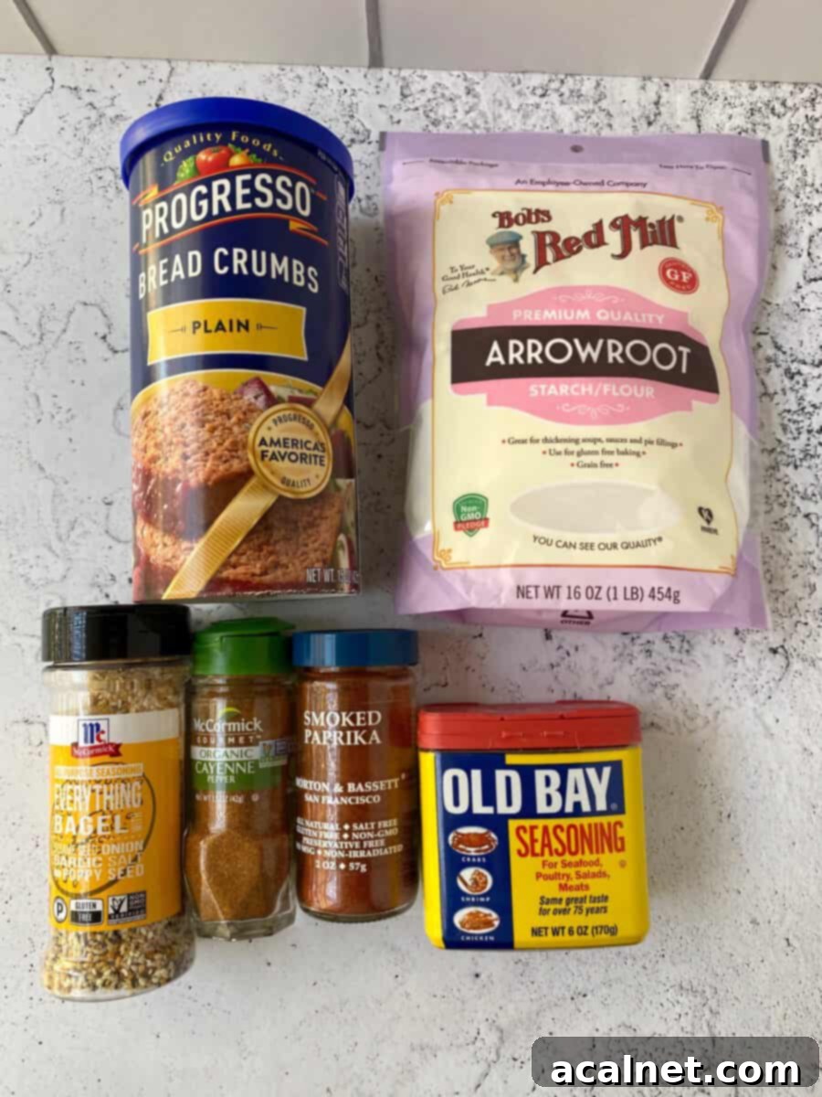 Golden Buttermilk Chicken Tenders 3 Ingredients for Buttermilk Chicken Strips arranged in their containers