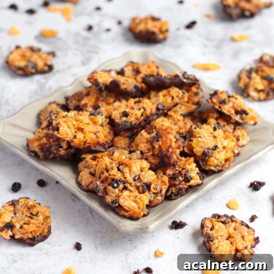 Florentine Cookies on a Plate