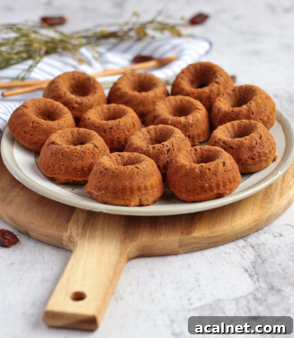 Vegan Puddings on a plate over a wooden board.