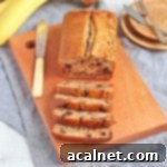 Sliced Quick Bread on a wooden board