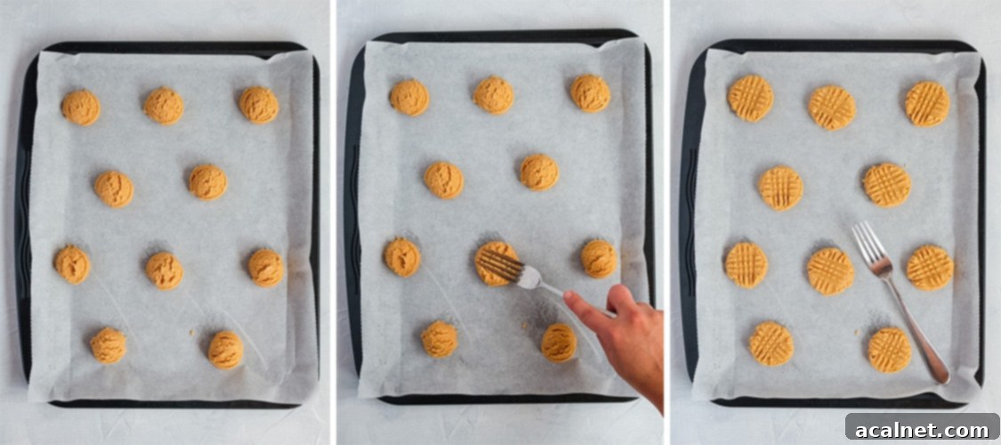 Process Shot: shaping the cookies