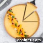 Tart seen from above with 2 slices cut out.