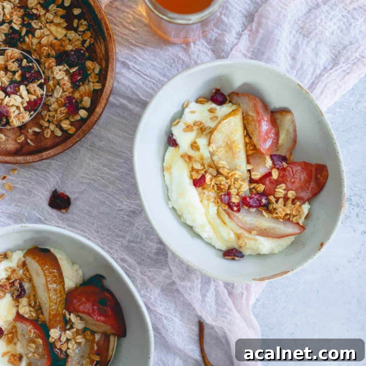 Whipped Ricotta with Pears
