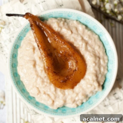 Pear Rice Pudding