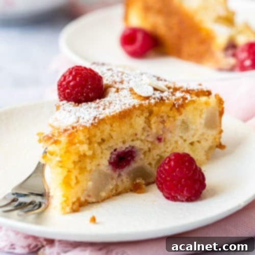Pear Raspberry Cake
