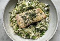 Lemony Orzo with Feta and Fresh Herbs