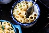 Individual Cheesy Pasta Bakes in Ramekins: Single-Serve Recipe