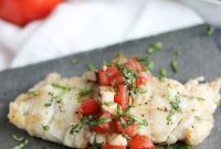 Caprese-Style Grilled Fish with Fresh Tomatoes and Basil