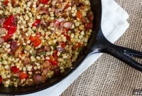 Skillet Sweet Corn with Crispy Bacon