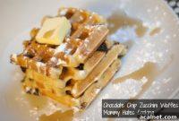 Chocolate Chip Zucchini Waffles Recipe for Moist Breakfast Treat
