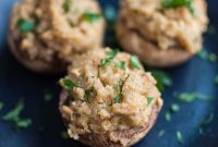 Parmesan Garlic Stuffed Mushrooms for Appetizers & Parties