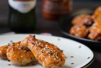 Crispy Baked Wings with Sweet Chili Glaze