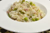 Maple-Glazed Ham & Chestnut Baked Risotto Recipe