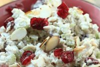 Cranberry Turkey Salad with Crunchy Apples and Pecans