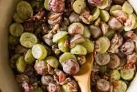Creamy Dairy-Free Grape Salad Recipe — Light & Refreshing