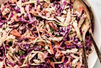 Classic Creamy Homemade Coleslaw Recipe for Crispy Summer Salads