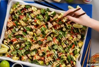 Oven-Steamed Sheet Pan Dumplings: Party-Ready Recipe
