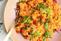 Gochujang Cheesy Risotto with Creamy Korean Chili Flavor