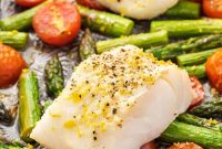 Sheet Pan Baked Cod with Roasted Vegetables