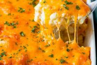 Creamy Cheddar Scalloped Potatoes Recipe