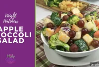 WeightWatchers Apple Broccoli Salad with Cheddar and Cranberries