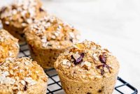 3-Ingredient Banana Oatmeal Muffins for Quick Breakfast