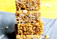 Toasted Coconut Almond Rice Crispy Treats — Vegan & Gluten-Free