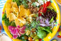 Citrus-Marinated Taco Salad with Zesty Sweet Dressing