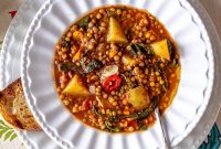 Comforting Lentil Soup with Vegetables and Herbs