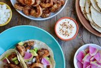 Spicy Shrimp Tacos Recipe with Cilantro-Lime Slaw