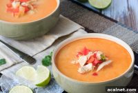 Thai Chicken and Vegetable Soup with Lemongrass and Lime