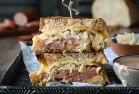 Kielbasa Reuben Sandwich Recipe — Smoky Sausage & Sauerkraut Melt