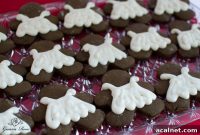 Sweet Potato Gingerbread Girls Wearing Vanilla Bean Linen Aprons