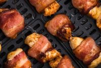 Air Fryer Bacon-Wrapped Chicken Bites Recipe