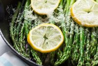 Parmesan Lemon Asparagus Skillet Recipe for Quick Weeknight Sides