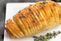 Crispy Parmesan & Thyme Hasselback Potatoes Recipe