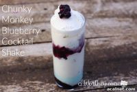 Chunky Monkey Blueberry Cocktail Shake Recipe for Summer Parties