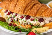 Cranberry Pecan Chicken Salad with Creamy Citrus Dressing